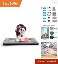 Dog Beds Crate Pad for Small Dogs Ultra Soft Dog Washable  Anti-Slip Kennel ...