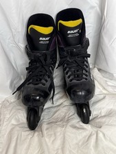 Bauer Roller Blades Size 8 Yellow Purple and Black Inline Skates