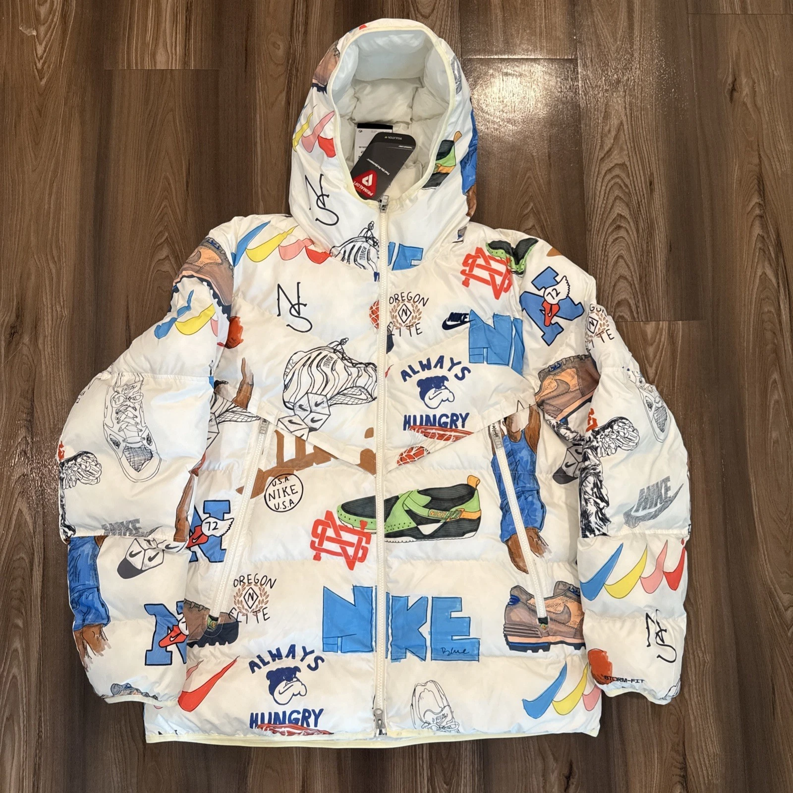 Nike Storm-Fit Bold School Windrunner Puffer Jacket Mens Sz M FZ2288 133 New