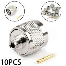 N soudure fiche male Rf Connecteur Souder Pour semi-rigide RG402 Tout droit A5 E