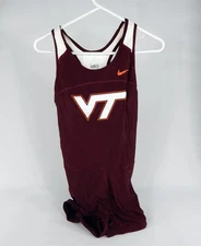 2009 Virginia Tech Hokies Game Issued Maroon Jersey Cross Country Track XL 993
