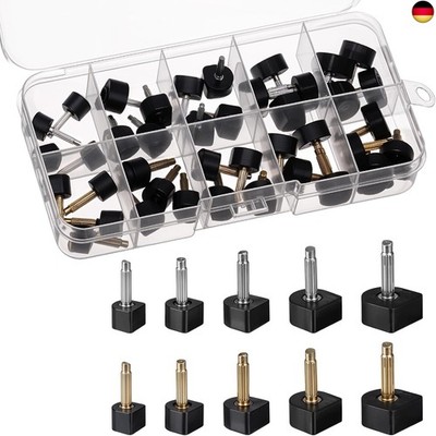 20 Paar Ersatz Absätze Fersenspitzen Absatz Reparatur Set für High Heels S