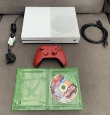 Microsoft Xbox One S 1TB White Console - With GTA Game - Fully Working - GC