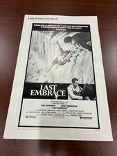 Last Embrace pressbook 1976 pressbook Pristine Condition! No Cuts!