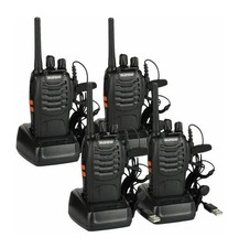 4er Baofeng Walkie Talkie BF-88E Sprechfunkgeräte Handfunkgerät Set 5KM 16Kanäle