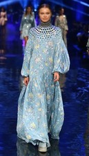 ZIMMERMANN Karmic Mirror Mirror Dress Runway 2016 Archive Collection Size AU 1 S