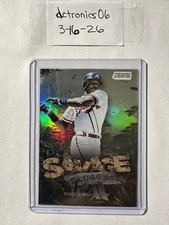 2025 Topps Stadium Club Savage Sluggers Fred McGriff Atlanta Braves SS-4