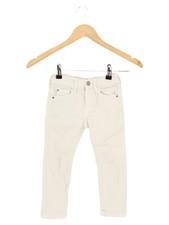 Jeans bambino Zara regular fit pantalone beige taglia 92 cotone casual