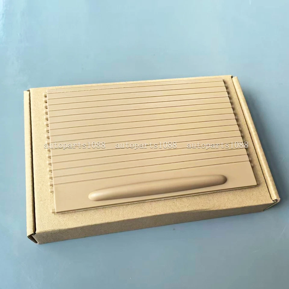 Consola delantera portavasos cubierta persiana enrollable beige apta para 03-10 Porsche Cayenne Foto 3 de 4