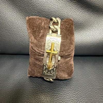 Jean Paul Gaultier Cross Pendant Stainless Steel Quartz Jean Paul Gaultier Cross Pendant Stainless Steel Quartz