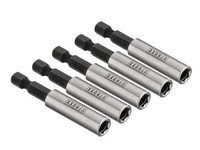 "Bithalter Schlagfest 5Er Pack Schnellwechsel Impact 1/4\" Magnetisch Stroxx"