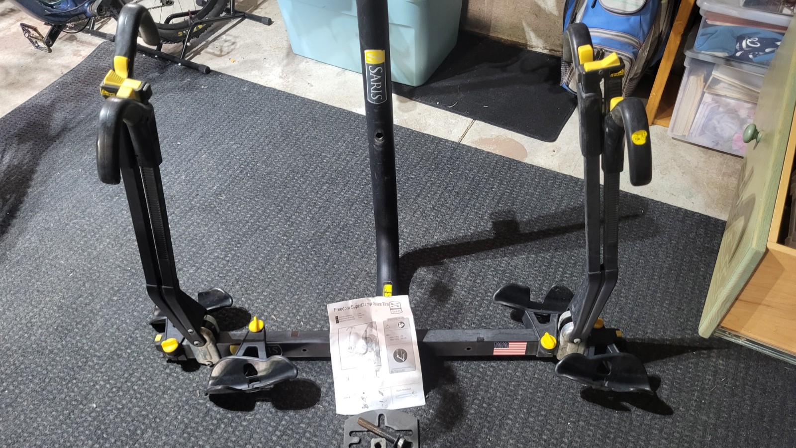 Saris Freedom Superclamp Spare Tire 2-Bike Rack - used great condition