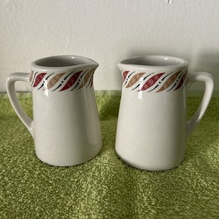 Vintage 1960's Ironstone Creamer Grindley/England Hercules Vitrified Decor