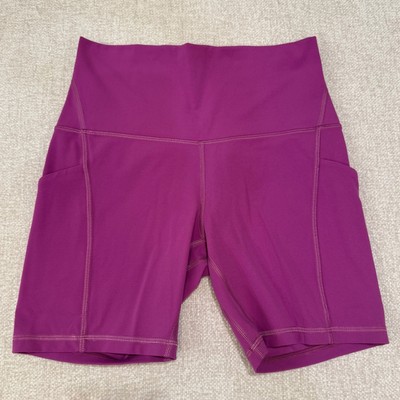 Lululemon Align High-Rise Short 6'' Magenta Pockets Size 6 Yoga Shorts EUC