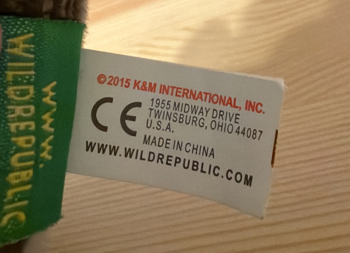 Wild Republic Plush Stuffed Dinosaur T Rex " Sue " Field Museum 2015.