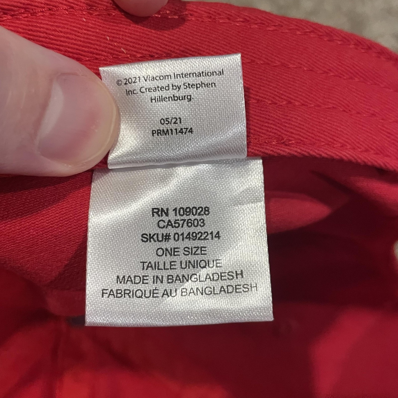 SpongeBob SquarePants Krusty Krab Hat Strap Back … - image 14