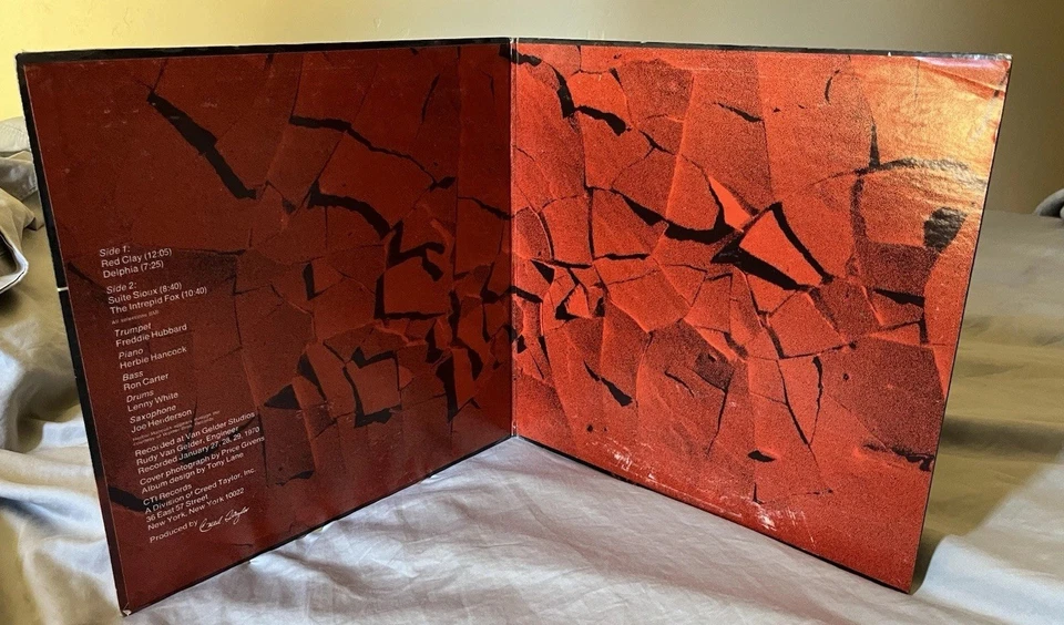FREDDIE HUBBARD - Red Clay 1970 CTI CT6001 Hard Bop Jazz Van Gelder VG LP - Image 4 of 4