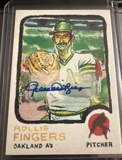 2025 Topps Shoebox Treasures Rollie Fingers Auto 08/10 Oakland Athletics #52A