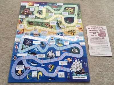 1956 Vintage Fry s Chocolate Desert Island Spiel
