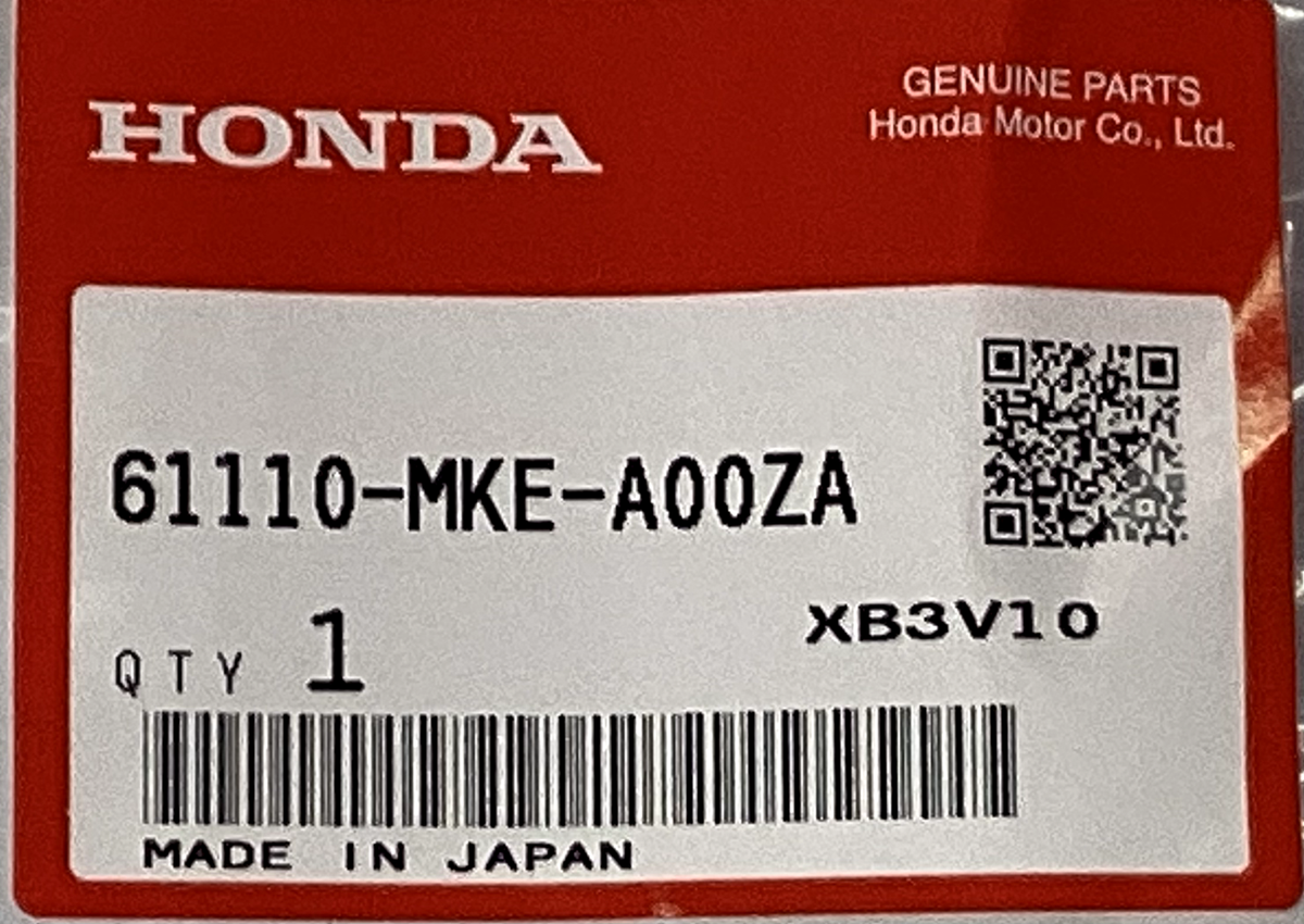 Genuine OEM Honda FENDER ASSY., FR. R292R (EXTREME RED) New 61110