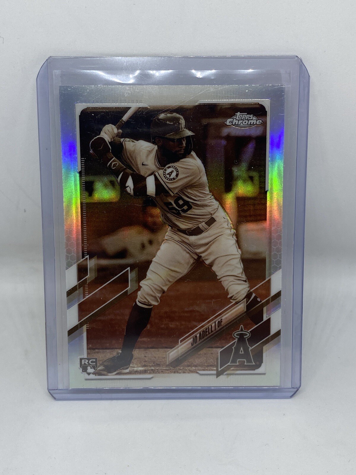 JO ADELL 2021 TOPPS CHROME SEPIA REFRACTOR ROOKIE ANGELS