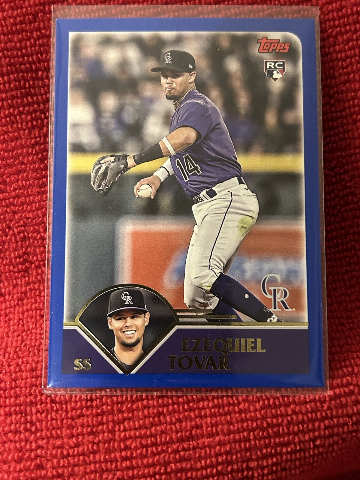 Ezequiel Tovar -2023 *ROOKIE* Topps Archives RC #217 Colorado Rockies