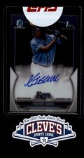 2023 BOWMAN CHROME XAVIER ISAAC AUTO TAMPA BAY RAYS