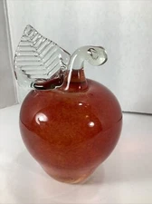 Vintage~ Murano Style Glass~Georgia Peach