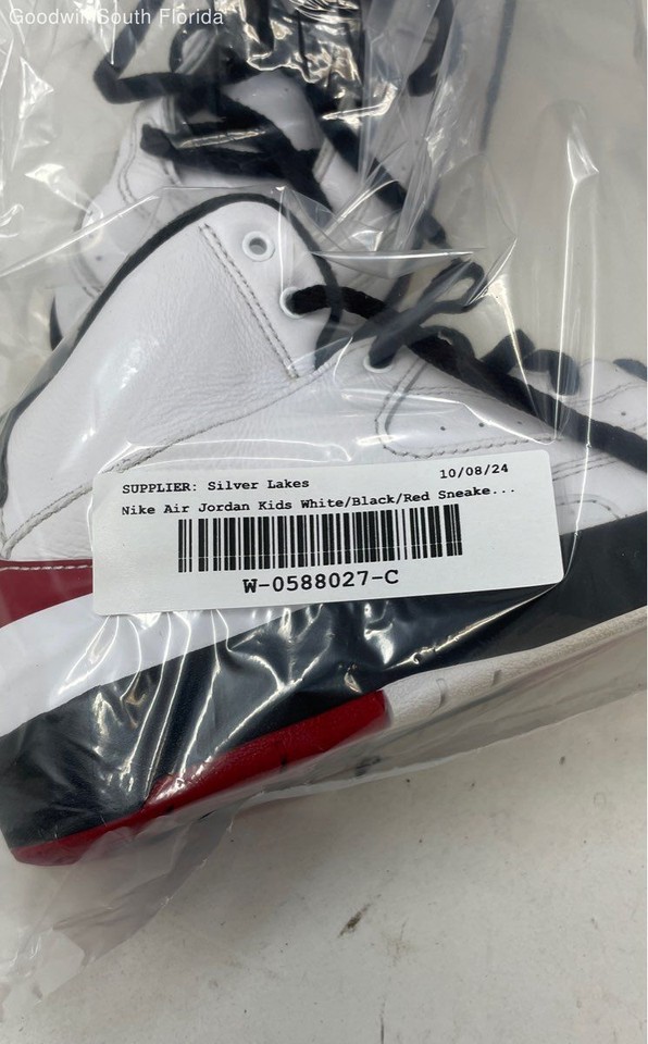 Nike Kids Air Jordan 2 Retro OG DQ8564106 White Black Red Sneaker