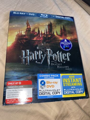 HARRY POTTER AND THE DEATHLY HALLOWS PART 2 Blu Ray DVD Digital Combo DISC SET  - 第 1/2 張圖片