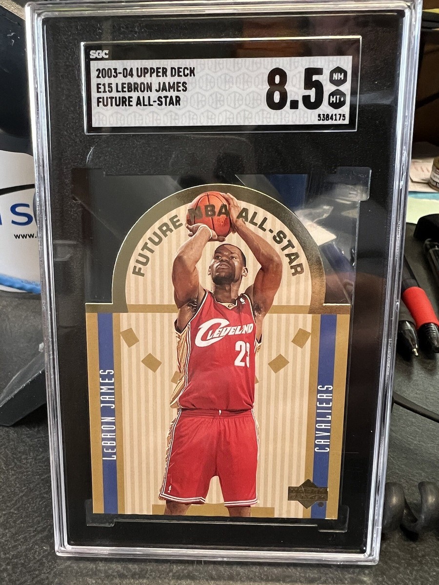 2003 lebron james UD Future All-STAR RC