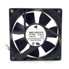 1 pcs Mitsubishi 8CM MMF-08G24TS-CN2 24V 0.21A servo system cooling fan.