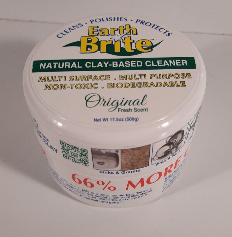 Earth Brite Natural Clay Based Cleaner Jumbo 17.5oz. 66 More ORINAL