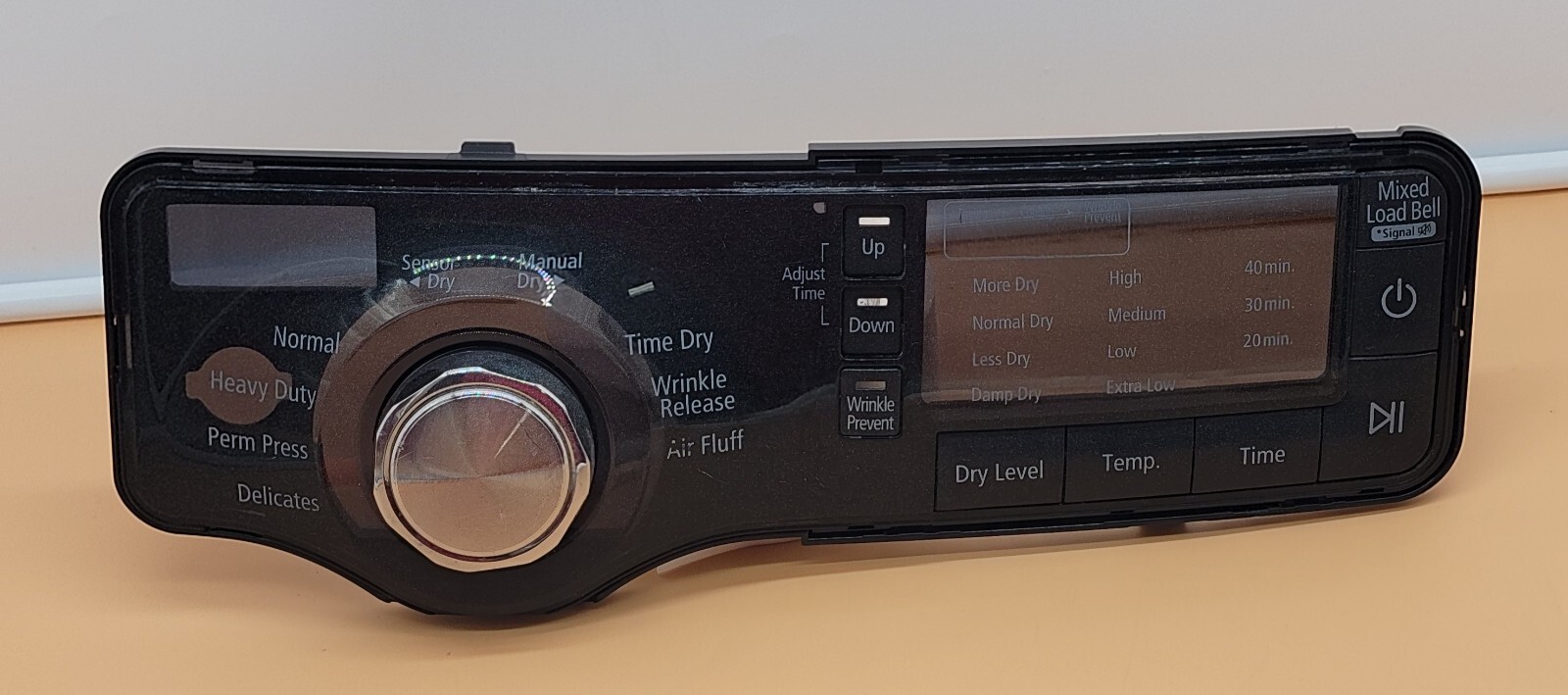 Genuine Dryer Whirlpool Front Panel w/Knob Part#DC63-01137A