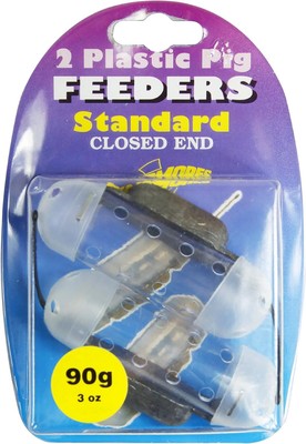 Dinsmore Standard Closed End Feeder - Pack of 2 - Transparent, 90 g