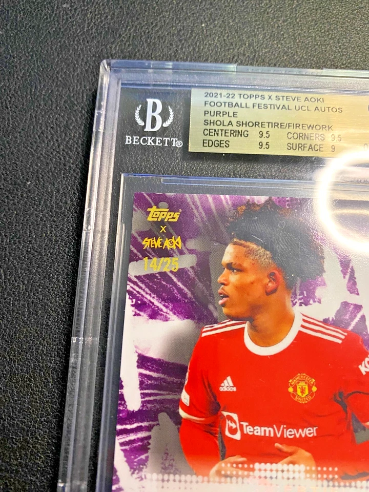 2021-22 Topps SHOLA SHORETIRE Rookie Autograph /25 BGS 9.5 - Image 2 of 3