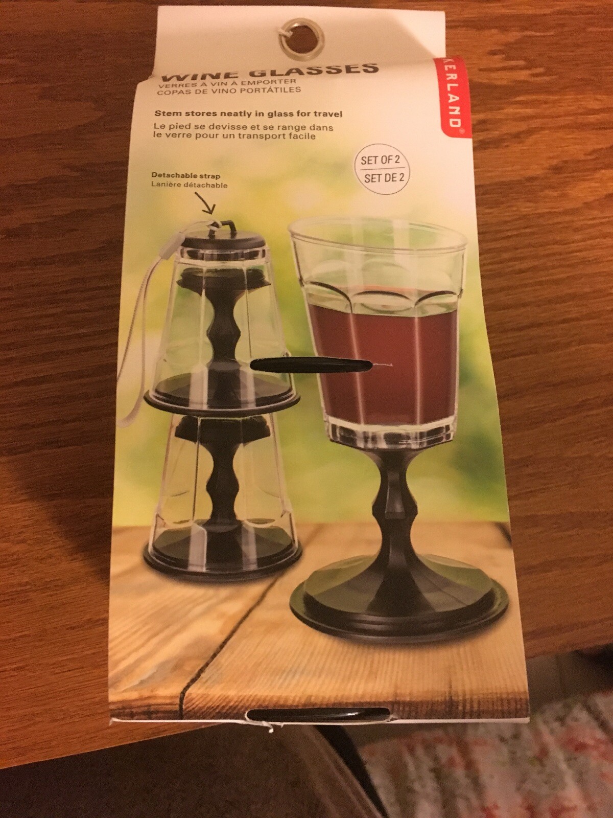 Portable Wine Glasses Compact 10 oz Travel Wine Glass NEW, Collapsible Reusable eBay