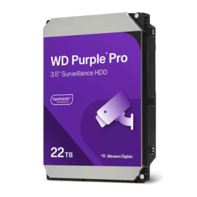 Western Digital HDD Purple Pro Desktop 3.5'' 22TB Internal Hard Drive WD221PURP