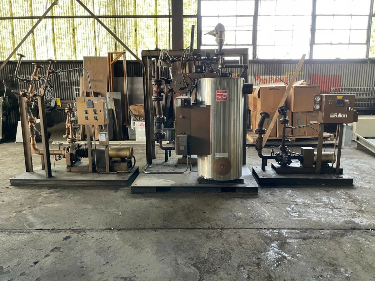 Fulton Boiler with Heater, Control Panel, Pump Skid | eBay