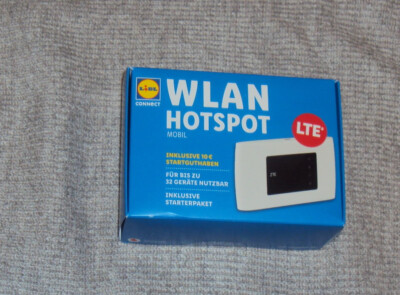 WLAN HOTSPOT LIDL CONNECT LTE MOBILER ZTE MF920U WIFI ROUTER+ 10  GUTHABEN