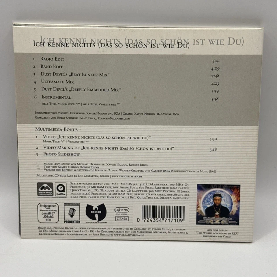 RZA feat. Xavier Naidoo - Ich kenne nichts... - Bild 2 von 2