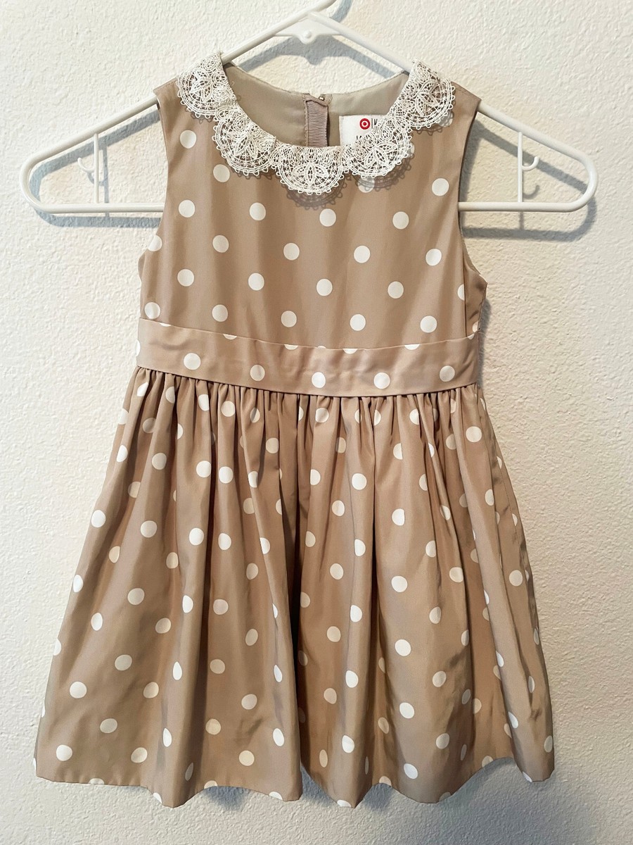 Neiman Marcus Jason Wu by target baby dress polka dot zip back