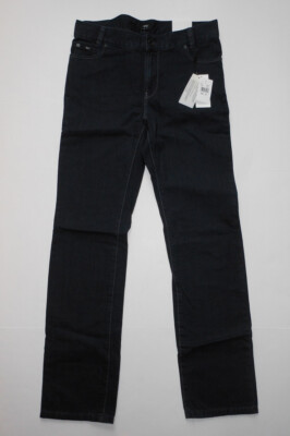 BOSS Hugo Boss Alabama 100% Cotton Jeans Dark Wash Size 16