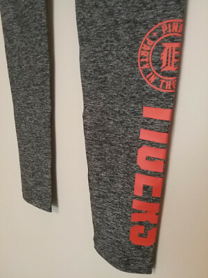 Victoria's Secret Small Pink MLB Detroit Tigers Ultimate Yoga Leggings NEW Gray
