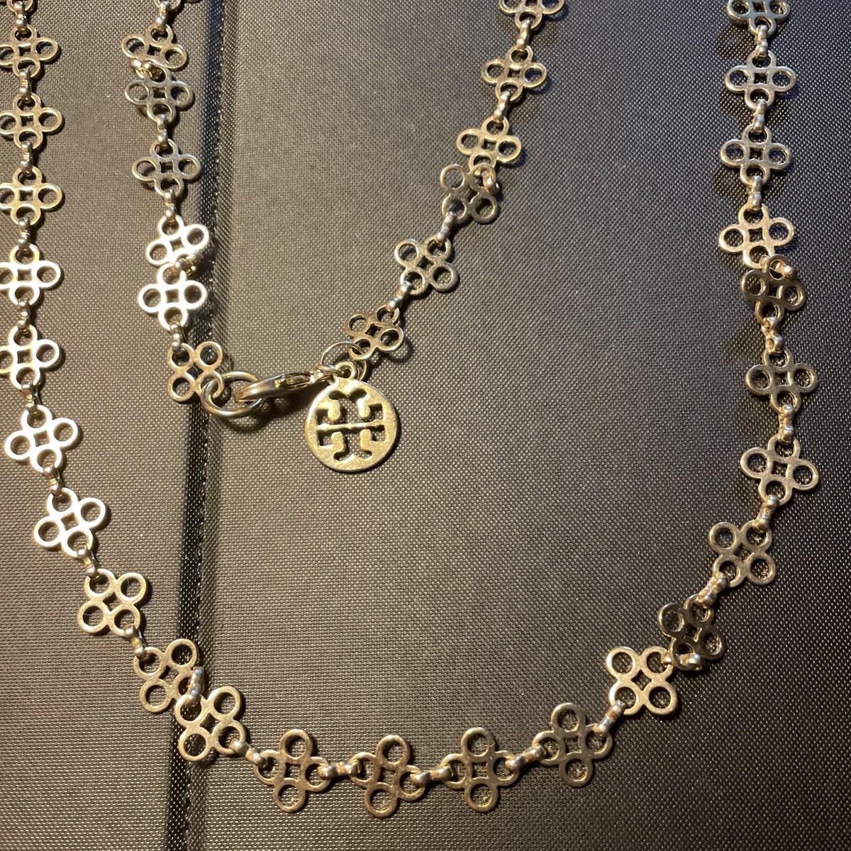 【関税&送料込】Tory Burch Necklace tory burch Logo long necklace 32” | eBay