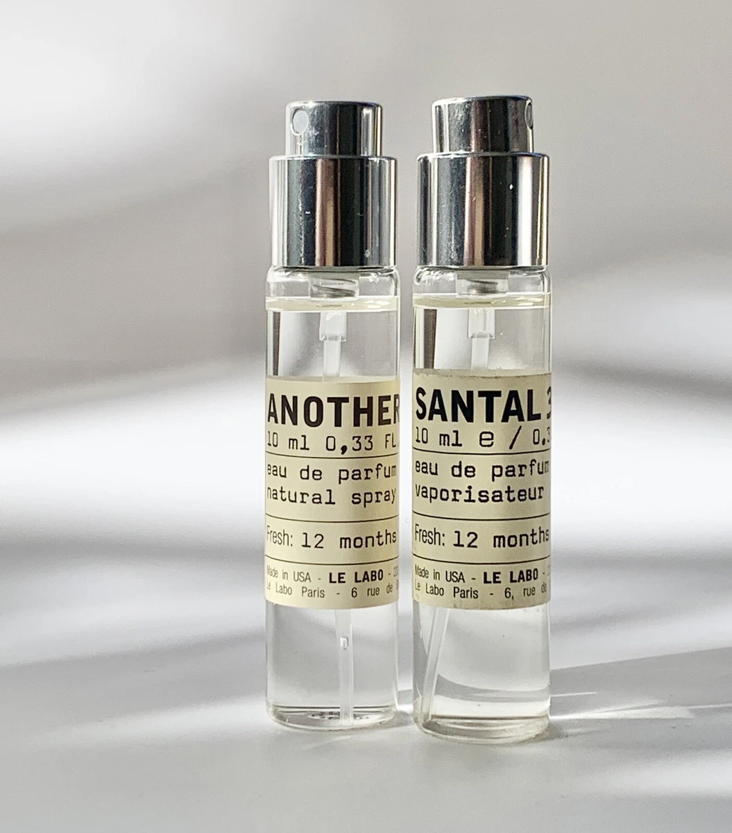 Le Labo Santal 33 10 ml + Another 13 10ml EDP Travel Set | eBay
