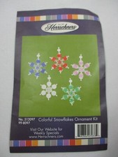 Herrschners Colorful Snowflakes Ornament Kit - 512097 99-8097