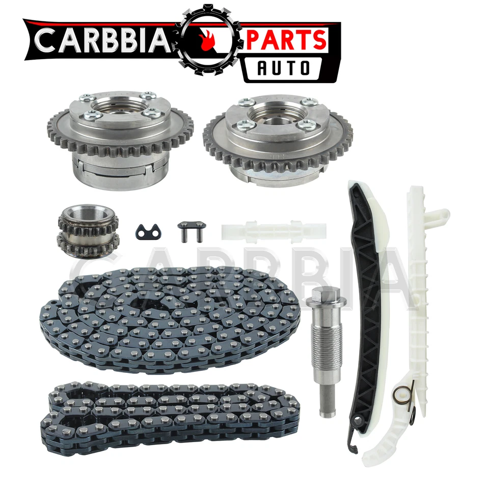 Kit de cadena de distribución par de engranajes VVT para Mercedes-Benz CLA250 E250 GLK200 2011-2017 Foto 2 de 4