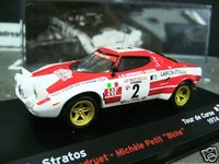 Lancia Stratos Hf Rallye Tour De Corse Tdc 1974 Andruet Ixo Altaya 1:43