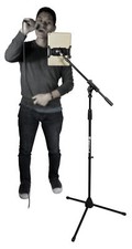 Rockville iPad/iPhone/Android/Tablet Youtube Karaoke Music Tripod Stand w/Boom